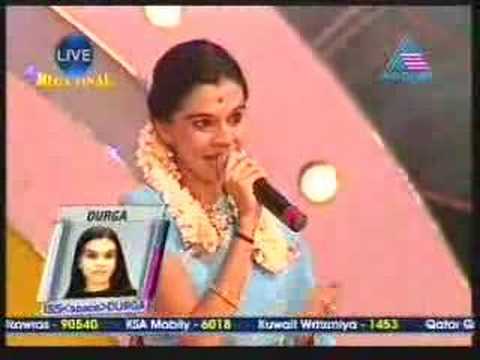 Idea Star Singer Mega Final live Durga Vishwanath singing ..