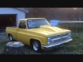79 Chevy truck 454 .030 over oversize cam, gear drive 3 in exhaust. Start up and rev.