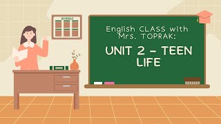 8. Sinif 2.Üni̇te- Teen Life Keli̇meleri̇