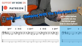Billy Joel - Sleeping With The Television On (Bass Cover With Tabs)