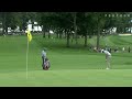 Chris Kirk’s bump-and-run finds the cup for birdie at Barclays