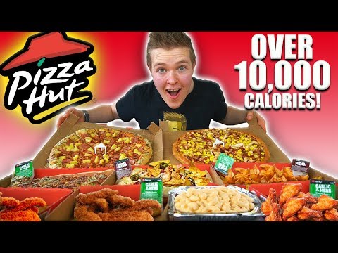 The ULTIMATE PIZZA HUT MENU CHALLENGE! | 10,000+ Calories | EPIC CHEAT MEAL