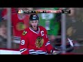 Jonathan Toews buries a one-timer past Quick