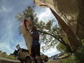 Daniel Moore BASE Jumping - Not a tree landing, Moab, UT