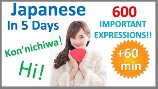 Learn Japanese in 5 days- Conversation for Beginners