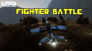 Space Engineers - Aerodynamic Fighter Battle