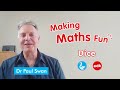Making Maths Fun with Dice, Home Learning Tips from Dr Paul Swan (PhD)