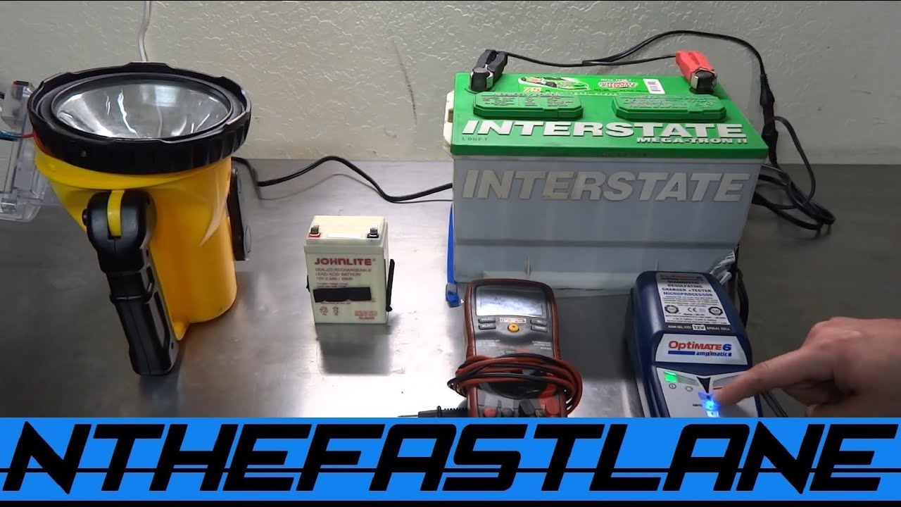 Desulfating &amp; Restoring Gel/Lead Acid Batterys - YouTube