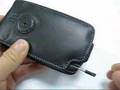 Foto pequena PDair Leather case for i-mate JAQ3 - Flip Type (Black)