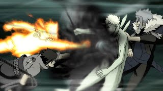 Naruto, Sasuke, Minato & Tobirama vs Juubito - Baba Oğul Shinobi Ordusunu Kurtar