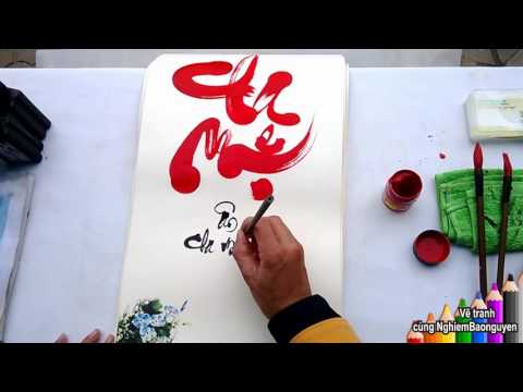 Viết thư pháp ngày Tết