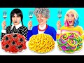 Wednesday vs Grandma Cooking Challenge | Parenting Hacks by TeenTeam Challenge