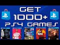 How to get 1000+ PS4 games for FREE in 30 seconds!