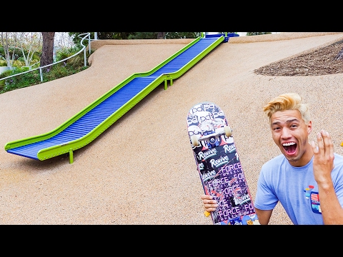 THIS PLAYGROUND IS A SKATEPARK?!