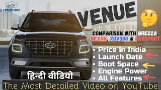 Hyundai VENUE SUV - Price in India, BootSpace, Automatic vs Brezza, Nexon, XUV300 | Honest Opinion🔥