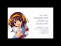 Haruhi Suzumiya no Yuutsu - God Knows... Haruhi Suzumiya no Yuutsu - God Knows...