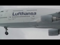 Boeing 747-430 Lufthansa D-ABTL Landing and Taxiing With ATC