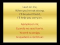 Видео Michael Bolton Lean on me. (with lyrics spanish and english).