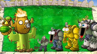 Tall Nut Melon Gatling Pea Cactus Vs Giga Gargantuar Vs Dr Zomboss Plants Vs Zombies