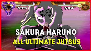 Naruto Ultimate Ninja 1 - 5 All Sakura Haruno Ultimate Justus.