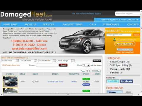 Buying Wrecked Cars to Rebuild and Make Money
