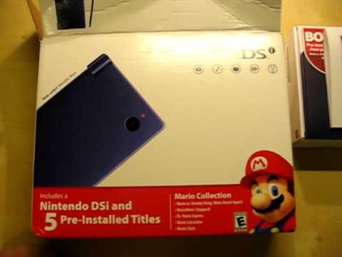 nintendo dsi metallic blue mario bundle