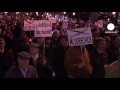 Protesters angry at Spain's " hunger budget" Protesters angry at Spain's " hunger budget"