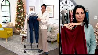 Anybody Ribbed Velour Leggings On Qvc