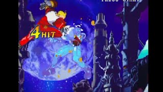 Versus Capcom Ps1 Crossover Battle Playing As Captain Commando