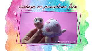 Tortuga En Porcelana Fría