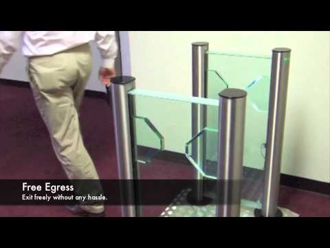 Optical Security Turnstile - Exit Without Difficulty