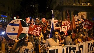 İsrail Ve Filistinli Barış Yanlıları Kudüs'te Gösteri Yaptı