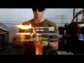 How its Made : 50mm HD Honeycomb Stemless Bong Water Pipe Glass Blowing