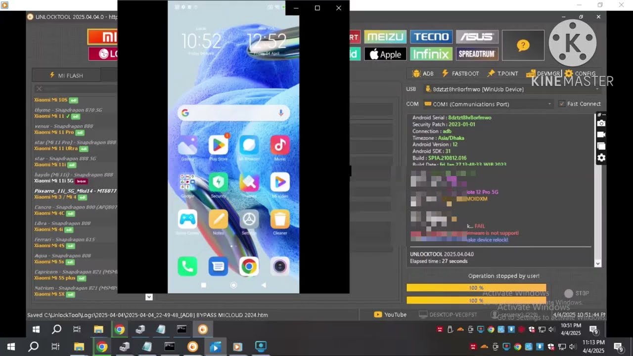 Redmi note 12 pro 5g Mi Account Remove Unlock Tool 100% Redmi note 12 pro 5g Mi Account Remove Unlock Tool 100%