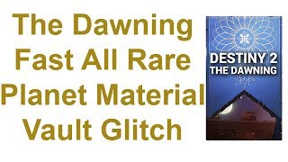 Destiny 2 The Dawning Failsafe Schematic Quest Guide, Rare Dusklight Crystals Vault Glitch