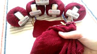 Вяжем из пряжи yarnart Вяжем из пряжи yarnart