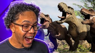 Evolution Of T-Rex In Movies & Tv Size Comparison 1918-2022 Reaction