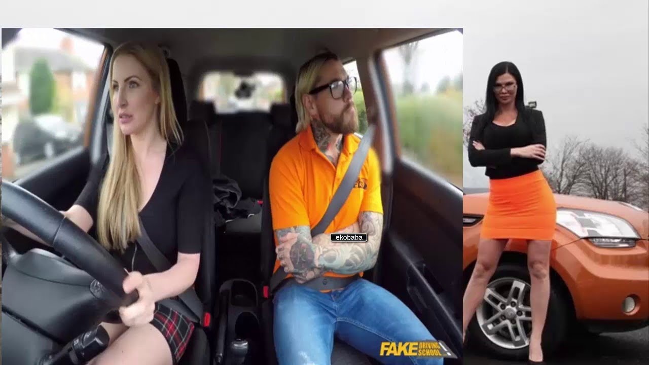 Fake Driving School Readhead Teen Lets Busty Examiner Have Her Way 1