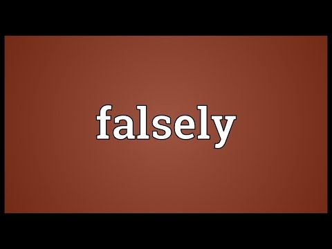 Header of falsely