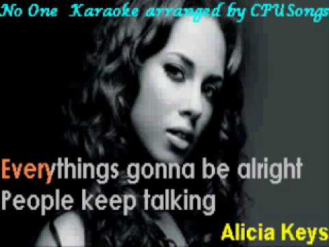Karaoke If I Aint Got You - Video with Lyrics - Alicia Keys