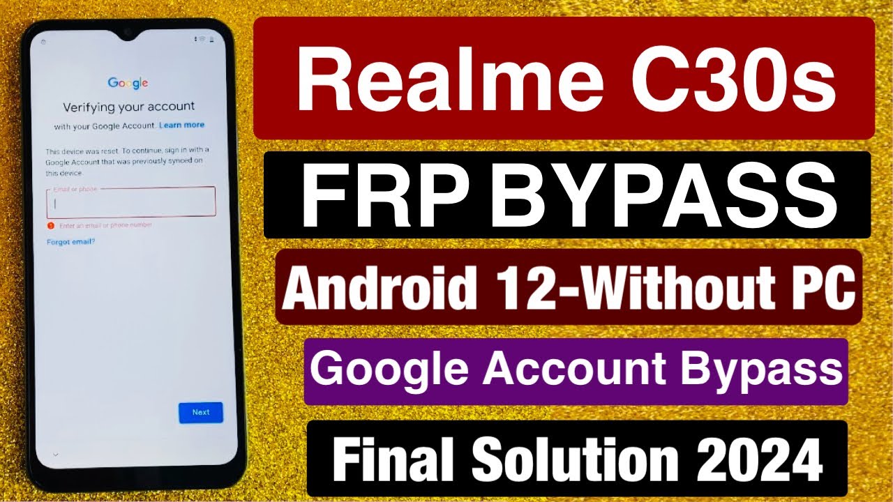 Realme C30s Frp Bypass-Android 12 !! Realme (RMX3690) Realme C30s Frp Bypass-Android 12 !! Realme (RMX3690)