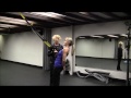 Single arm TRX row for lats, shoulder, bicep and core