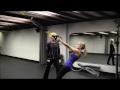 Single arm TRX row for lats, shoulder, bicep and core