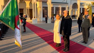 الوزير الأول يودع رئيسة مجلس الوزراء الإيطالي لدى مغادرتها الجزائر