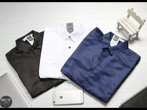 M.O.T Style Áo sơ mi nam dài tay vải cao cấp không nhăn