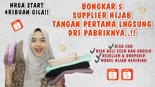 Rekomendasi 5 Supplier Hijab Tangan Pertama Di Shopee Paling Murah Terbaru 2022 Realpict Bs Dijual