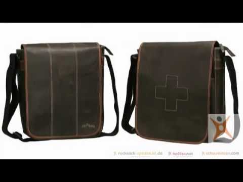 Damen Schultertasche Umhängetasche mit Hirschkuh Anhänger weiß schwarz