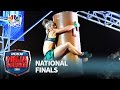 Jessie Graff at the National Finals: Stage 1 - American Ninja...