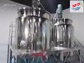 Stainless steel blending tanks shampoo making equipment liquid mixer machine