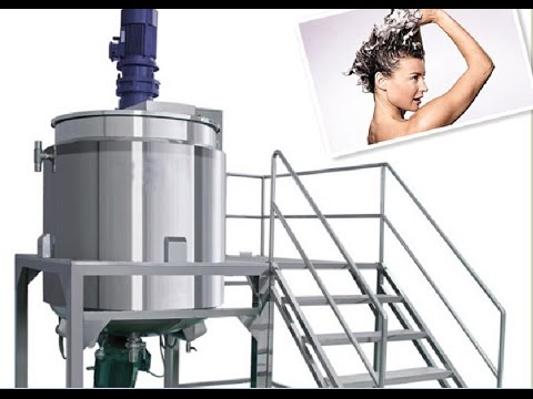 Stainless steel blending tanks shampoo making equipment liquid mixer machine